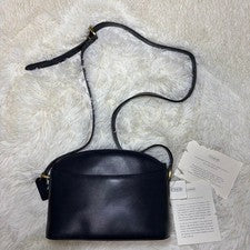 Italian-made Old Coach shoulder bag, navy, 4405 #QYFVWD