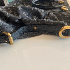 LOUIS VUITTON denim handbag Black #QYGY0Z