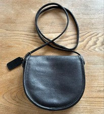 COACH Old Coach Shoulder Bag, Black #QYGIEX