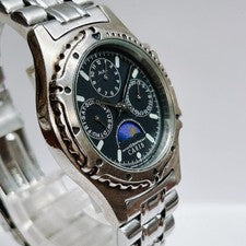 Alba Carib Men's Watch, Black V33F-6B20 #QYBD0F