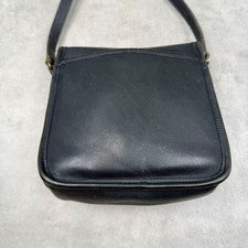Old Coach Turnlock Shoulder Bag, Black, Classic #QY3NT9