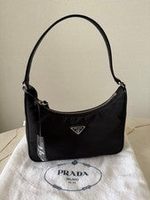 Prada Re-Edition 2005 Re-Nylon Mini Bag, Black #QYDI69