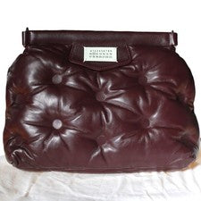 MAISON MARGIELA Gram Slam Clutch Burgundy NFC Red #QYJK9E