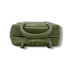 Loewe Amazona 19 Square Handbag, Avocado Green Leather, Women's #QY9OMV
