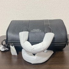 COACH Shoulder Bag/Handbag 2-way Black Compass Bag #QYCFQN
