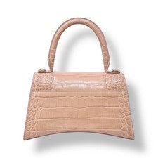 Balenciaga Hourglass Top Handle Small Bag, Pink Beige #QY3GOG