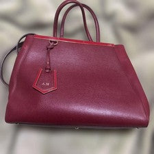 FENDI Toujours 2-way handbag Red Leather Women #QYF0SE