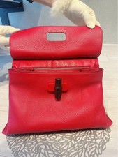 GUCCI Bamboo Daily 2-way Handbag, Red #QY9WCG