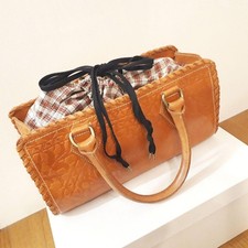 Vivienne Westwood Gingham Ant Embossed Cowhide Bag #QYCPAD