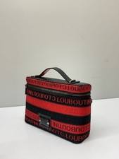 Christian Louboutin Shoulder Bag KYPIPOUCH Canvas RED Stripe #QYL06R