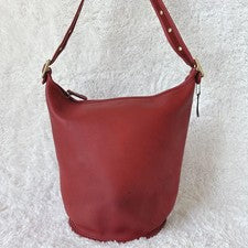 OLD COACH Duffel Sac Bag red XL Shoulder #QY4AM2