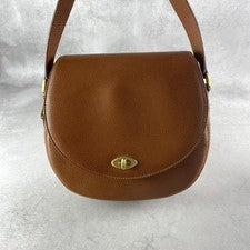 COACH Old Coach Shoulder Bag Turnlock Leather #QY7AUX
