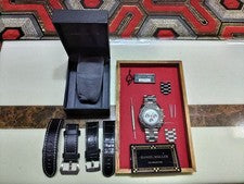 Daniel Muller 300 Analog Quartz Watch with 2 Leather Straps #QY1I0Y