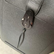 CHRISTIAN LOUBOUTIN Backpack Black Synthetic Leather Red Lining #QYJ37C