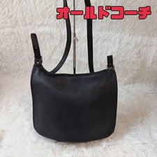 COACH Old Coach Shoulder Bag, Black, Made in USA #QY7IJY