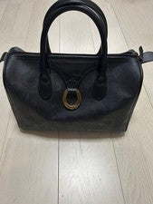 Dior Classic Midi Iam Travel Boston Bag, Black, Maxi Trotta Pattern #QYFPG0