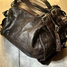 DOLCE GABBANA Archive Multi Pocket Leather Bag Y2K Hard to Find #QYJ3O3