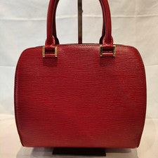 LOUIS VUITTON Epi Handbag Red Pont Neuf #QY1JTL