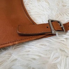 OLD COACH Leather Shoulder Bag with Flap #QY4XXV