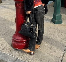 YVES SAINT LAURENT Muse Two Leather Tote Bag y2k #QYKETT