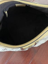 GUCCI GG Canvas Handbag, One-Shoulder, Beige #QY4Z4O