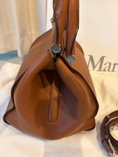 Max Mara Leather Handbag, Brown #QY7B6N