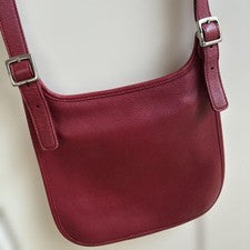 COACH Leather Shoulder Bag, Red #QYESTI