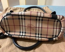 BURBERRY Nova Check 2-Way Handbag #QYGQPG
