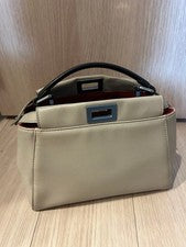 FENDI beige handbag Peekaboo #QYETTC