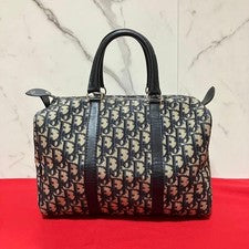 Christian Dior Trotter Mini Boston Bag, Canvas #QY26PT