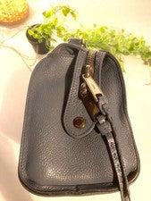 FENDI Selleria Ray Handbag 2-way Blue Gray #QYABOL