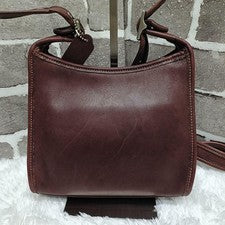 COACH Old Coach 9997 Shoulder Bag, Classic Leather, Bordeaux Red #QY2SMH