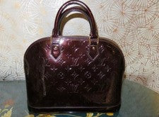 LOUIS VUITTON Monogram Vernis Alma PM handbag #QY1XZZ