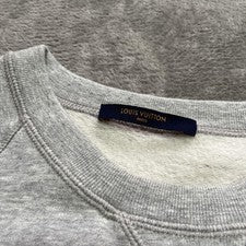 Louis Vuitton Hoodie Logo Embroidered Cotton Pre-Owned