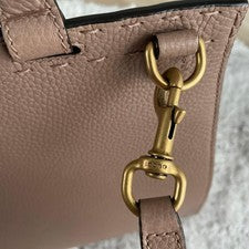 GUCCI GG Marmont Top Handle Shoulder Bag (2-way) Pink Beige #QYBTAG