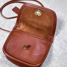 80s Old Coach USA-made Mini Shoulder Bag 9934 Tan #QY0FON