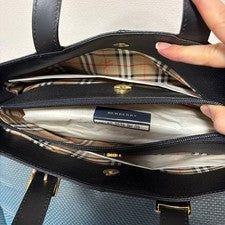 BURBERRY Black Tote Bag Pre-Owned #QY7RX9