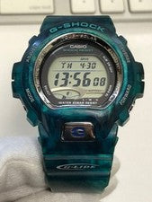 G-SHOCK Solar Skeleton Clear Green G-LIDE Camouflage #QYI896