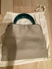 MARNI Beige Leather Venice Small Bag Calfskin Women #QY9FPY