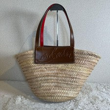 CHRISTIAN LOUBOUTIN Rubijota Basket Bag Tote Bag, Leather #QYA2OB