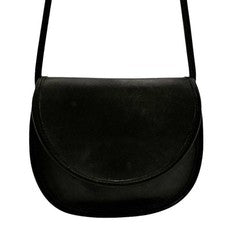 OLD COACH Shoulder Bag, Black Leather #QY0FY3