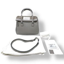 Maison Margiela handbag 5AC 3 pockets S56WD0071 Gray #QY3HA3
