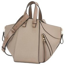 Loewe Hammock Small Sand Mink Greige #QY7JLU
