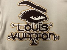 Louis Vuitton 23AW Embroidered Logo Sweatshirt Light Grey Pre-Owned