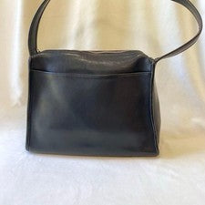 COACH Old Coach USA Leather Shoulder Bag, Black 9927 #QYK62D