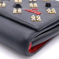 CHRISTIAN LOUBOUTIN Paloma Chain Mini Bag Shoulder Bag, Gray Leather, Si #QY2CWG