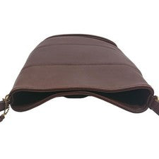 Old Coach Tribeca Shoulder Bag, Dark Brown Leather, 9083 #QYAYGB