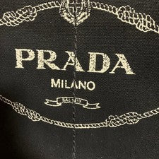 PRADA Black Canvas Handbag Women #QY8M61