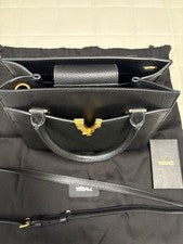 VERSACE Logo Handbag, Black #QYEDNJ