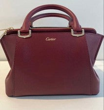 Cartier C de Cartier 2-way handbag, Bordeaux #QYKSR6